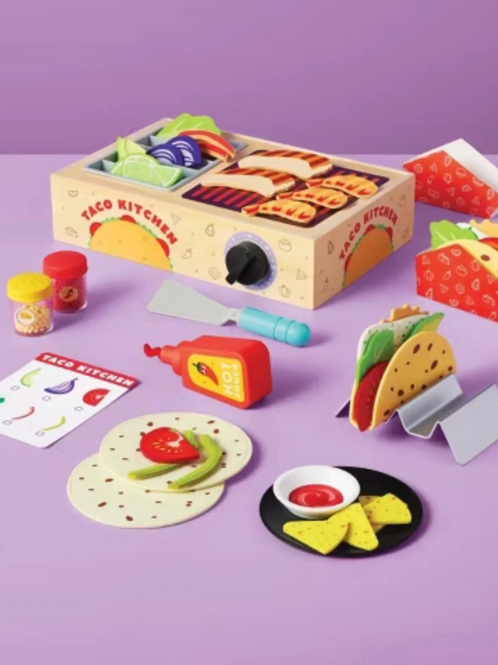 Taco Kitchen Pretend Play Taco Set - Multicolor